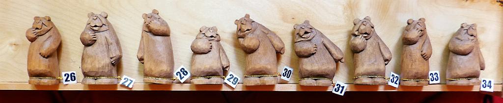 Anniversary Bear Carvings Group 3